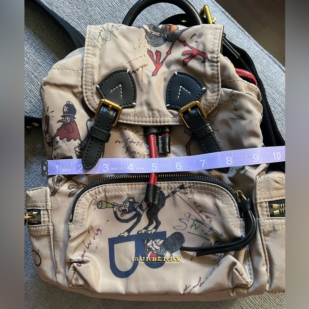 BURBERRY GRAPHIC CARTOON BACKPACK - Picture 11 of 12